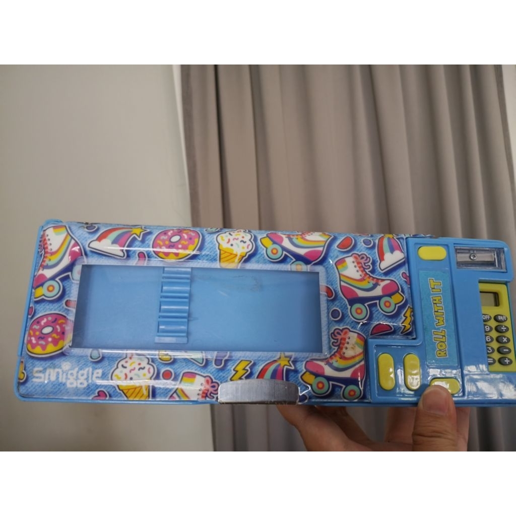 new original pencil case smiggle pop out baru asli girl tempat pensil kalkulator anak perempuan baru