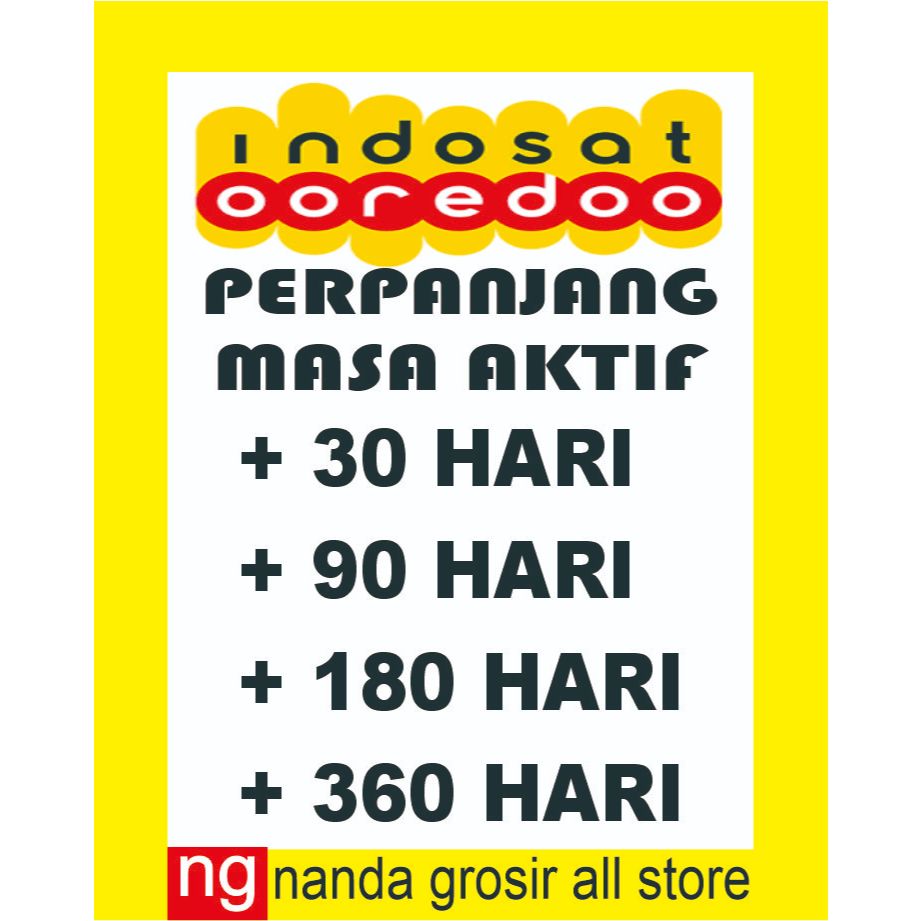 Perpanjangan Masa Aktif Indosat