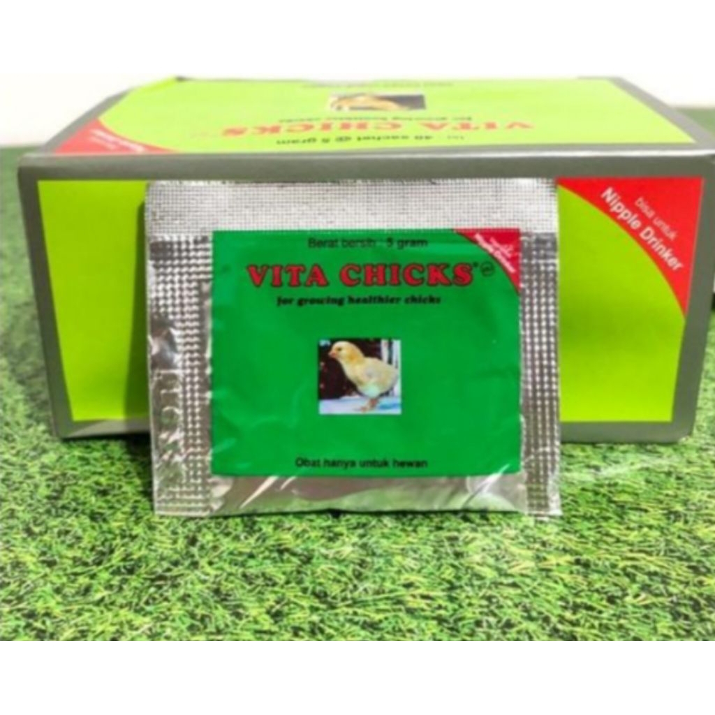 VITA CHIKS Vitamin Ayam 5g Mencegah Kekurangan Vitamin Meningkatkan Daya Tahan Tubuh
