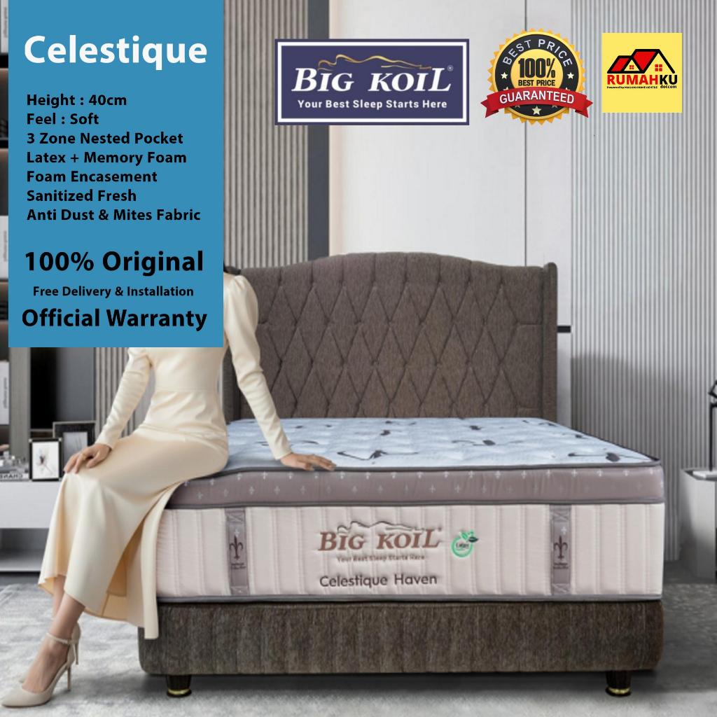 KASUR SPRINGBED BIGKOIL - KASUR PREMIUM - KASUR LATEX - CELESTIQUE HAVEN - BIG KOIL