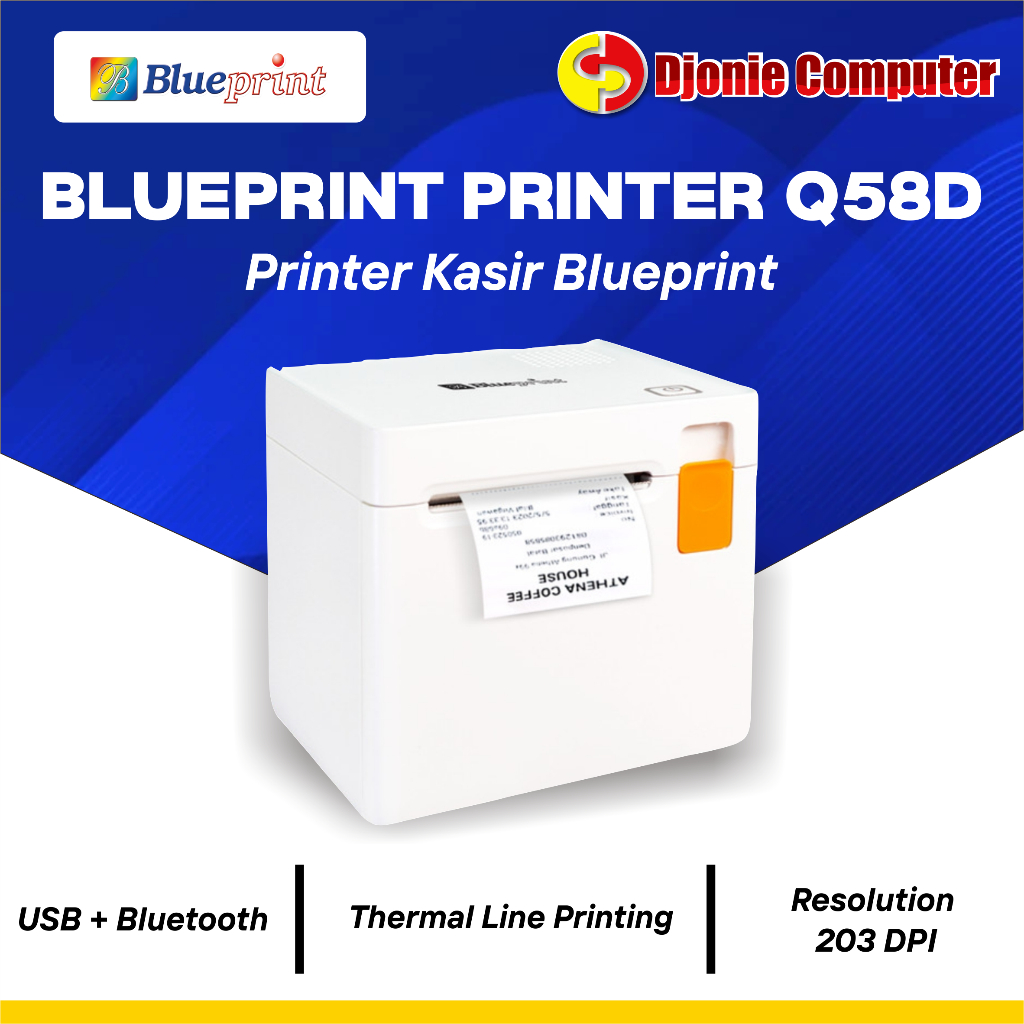 Blueprint Printer Thermal Dekstop Q58D