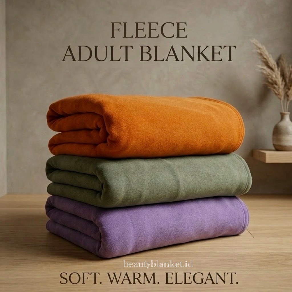 Selimut Dewasa | Polos | Blanket | TEBAL | 160x200