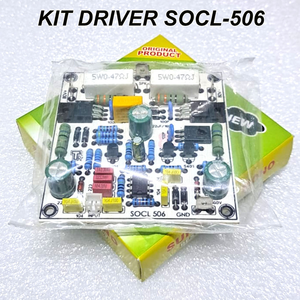 (1pcs) Kit Driver Power Super SOCL-506 SOCL506 Mono karakter flat PCB semi fiber