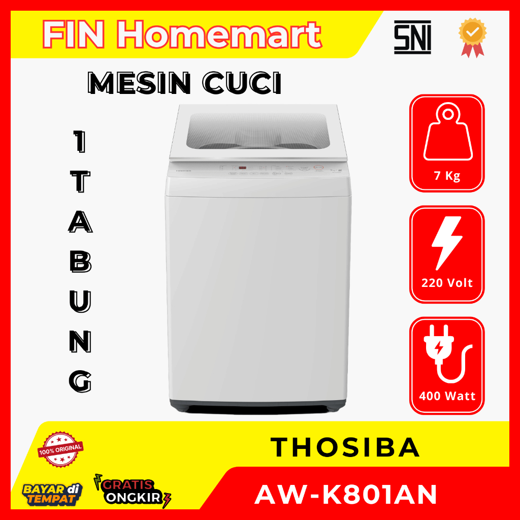 Mesin Cuci Toshiba AW-K801AN