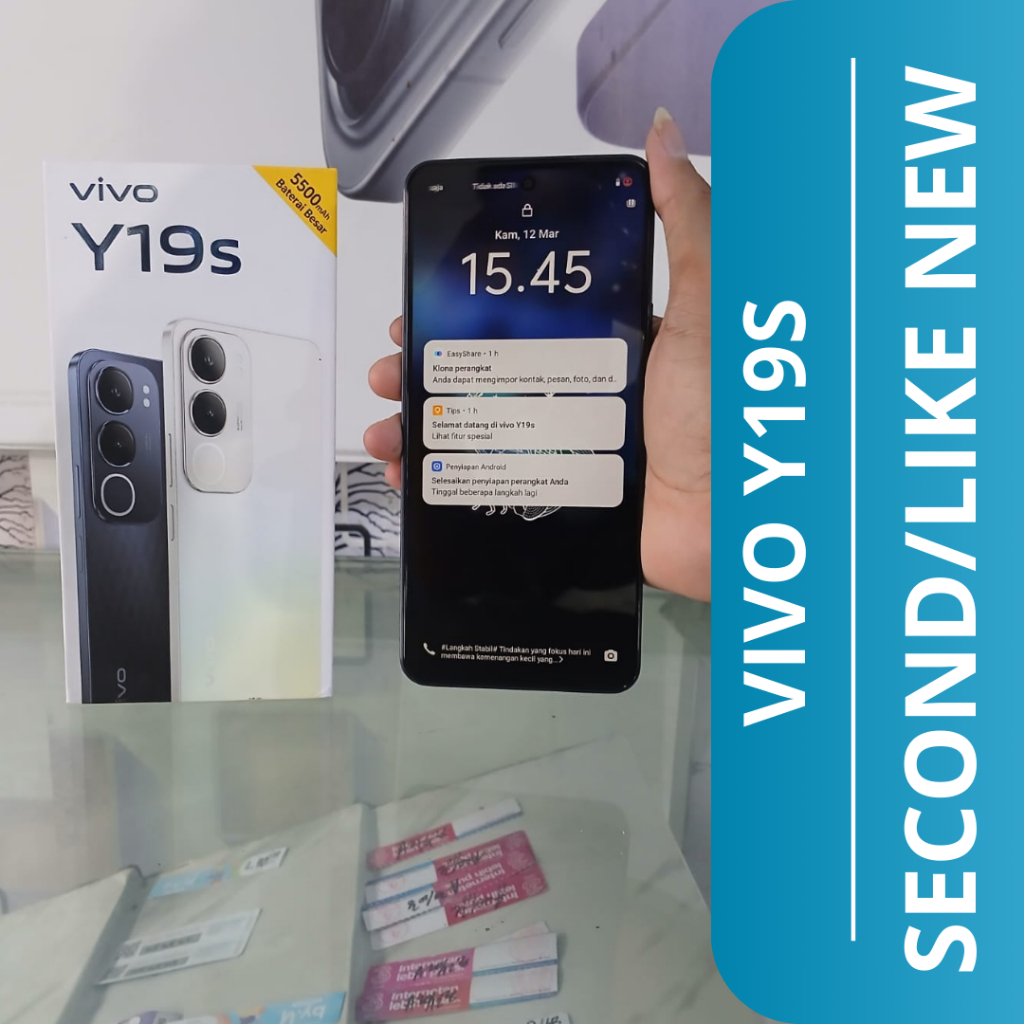 HP SECOND VIVO Y19S (4+4/64 GB)/ VIVO Y19S HP SECOND/ LIKE NEW.