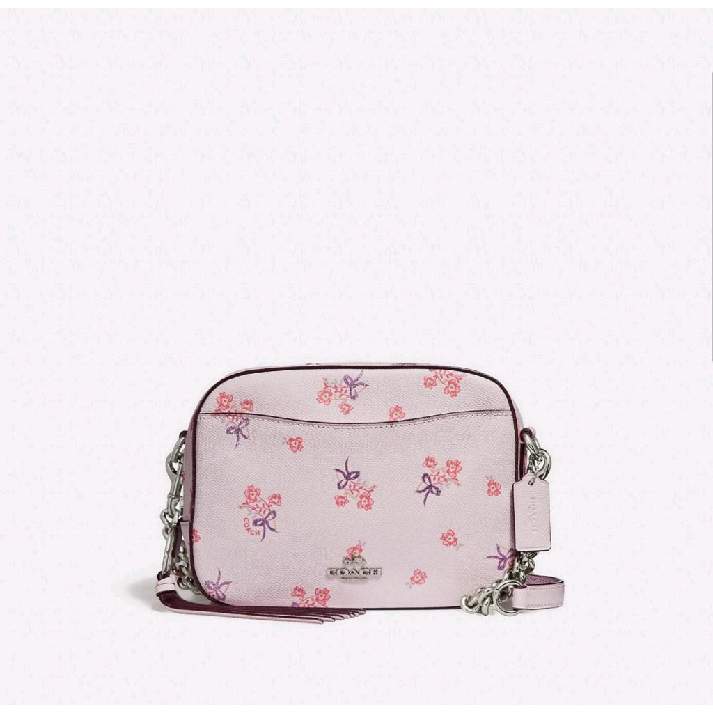 Coach sling Camera bag flower bow print