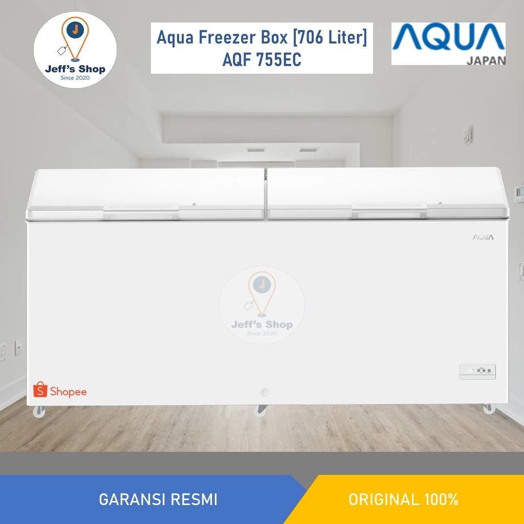 FREEZER PETI AQUA 2 PINTU AQF-755EC / 706 L BATAM