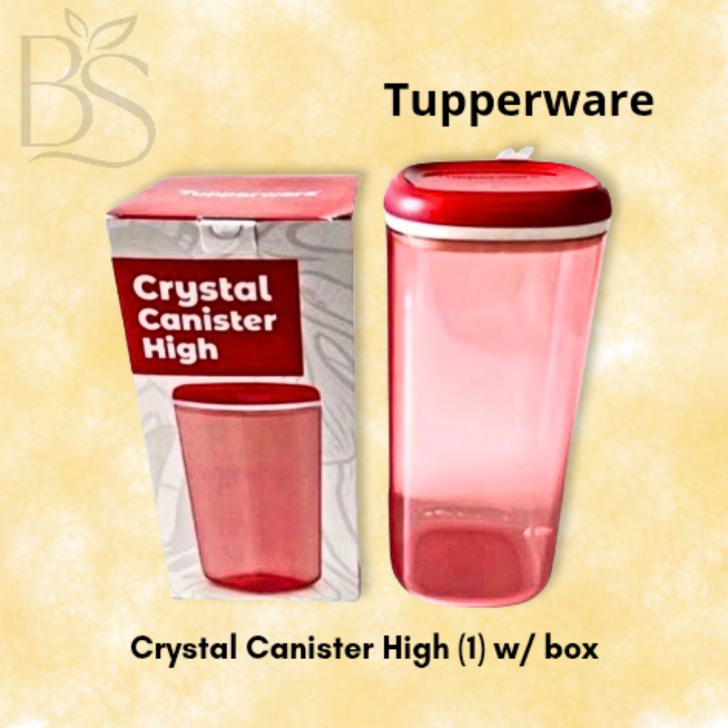 Crystal Canister High Tupperware | Toples Kristal Tupperware | Toples Tupperware