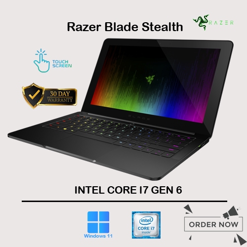 Laptop RAZER BLADE STEALTH / Core i7 Gen 6 / Touchsreen