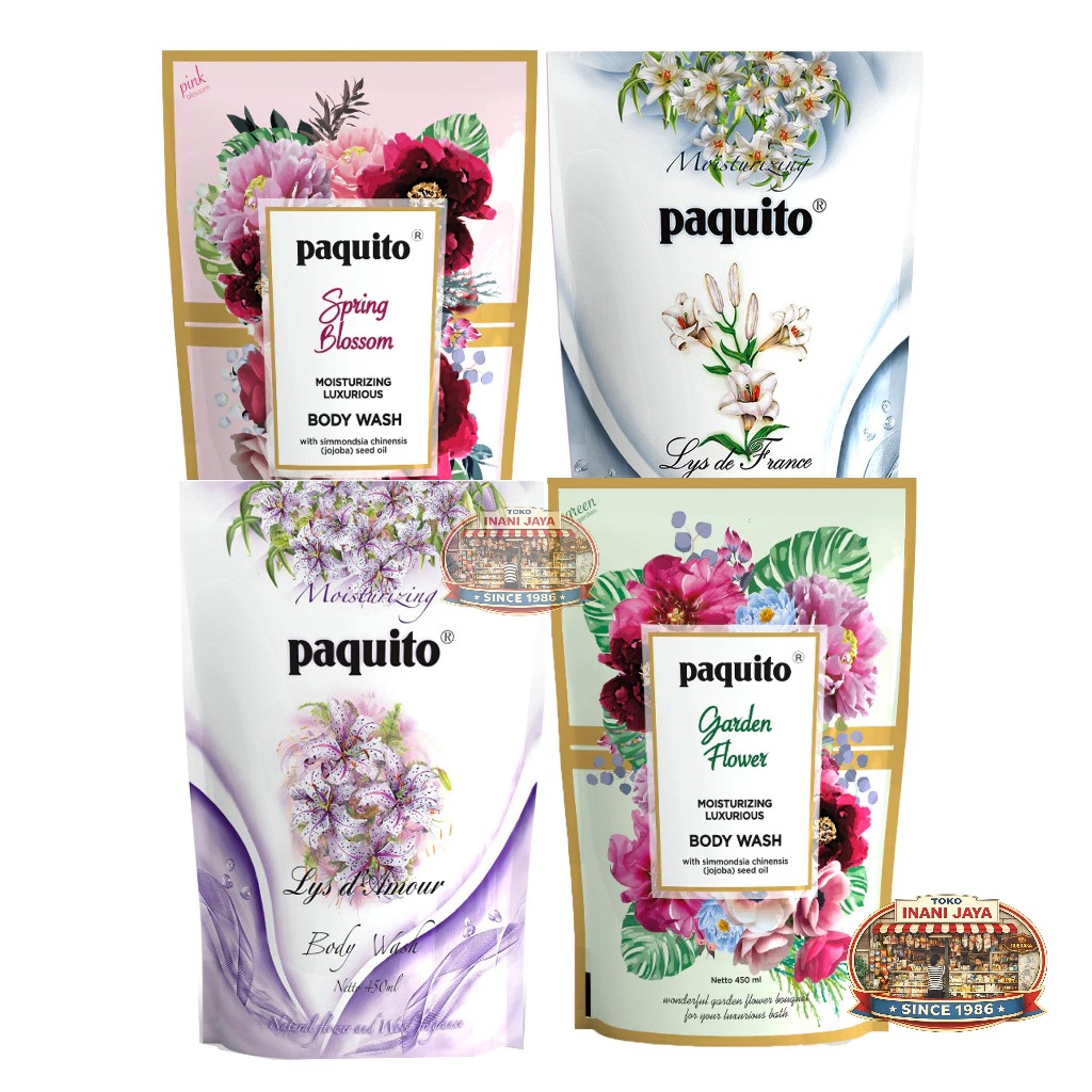 Paquito Body Wash Refill 400ml - Sabun Cair