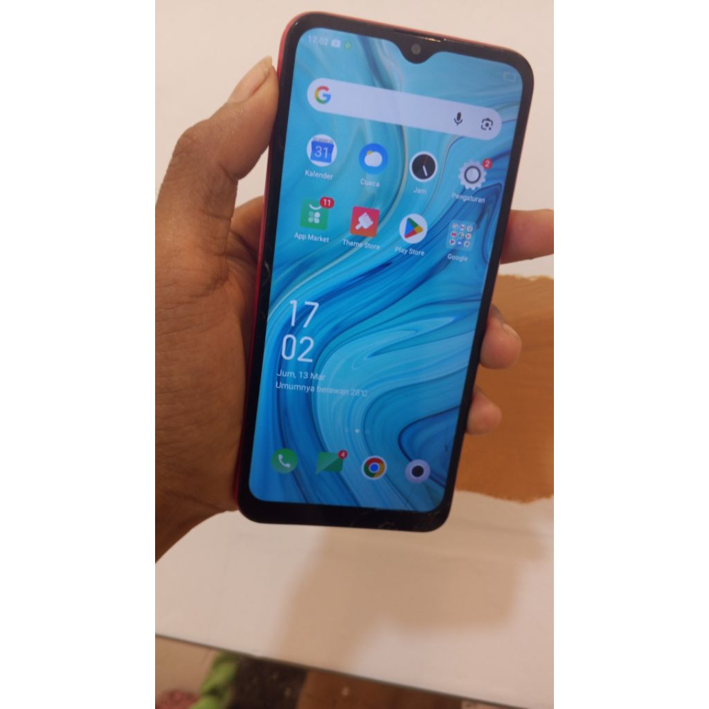 (TOKO LIBUR) HP/Handphone Oppo A1K Secon Normal minus Tombol on of