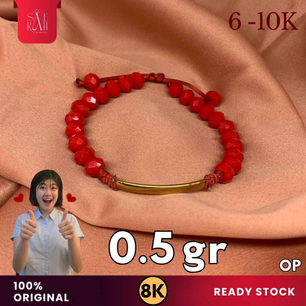 Liontin Emas Gelang Tali 8K - Toko Emas Saerah - 0.5 Gram 286