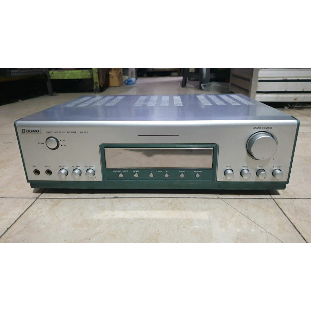 power amplifier karaoke 5.1 aowa aw21r second bekas normal siap pakai