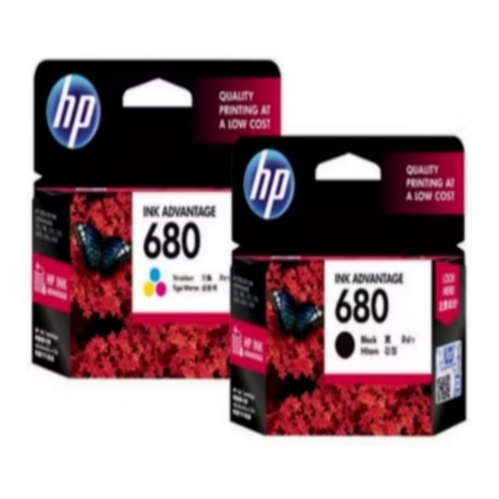 TINTA CARTRIDGE HP 680 BLACK & COLOR ORIGINAL FOR Printer: Printer HP 1115 Printer HP 2135 Printer H