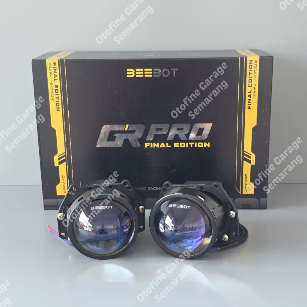 Projector Bi-Led Headlamp Beebot GR Pro Final Edition, Hi-Low 78-88w, PnP H4, Round/Square Lens, Fla