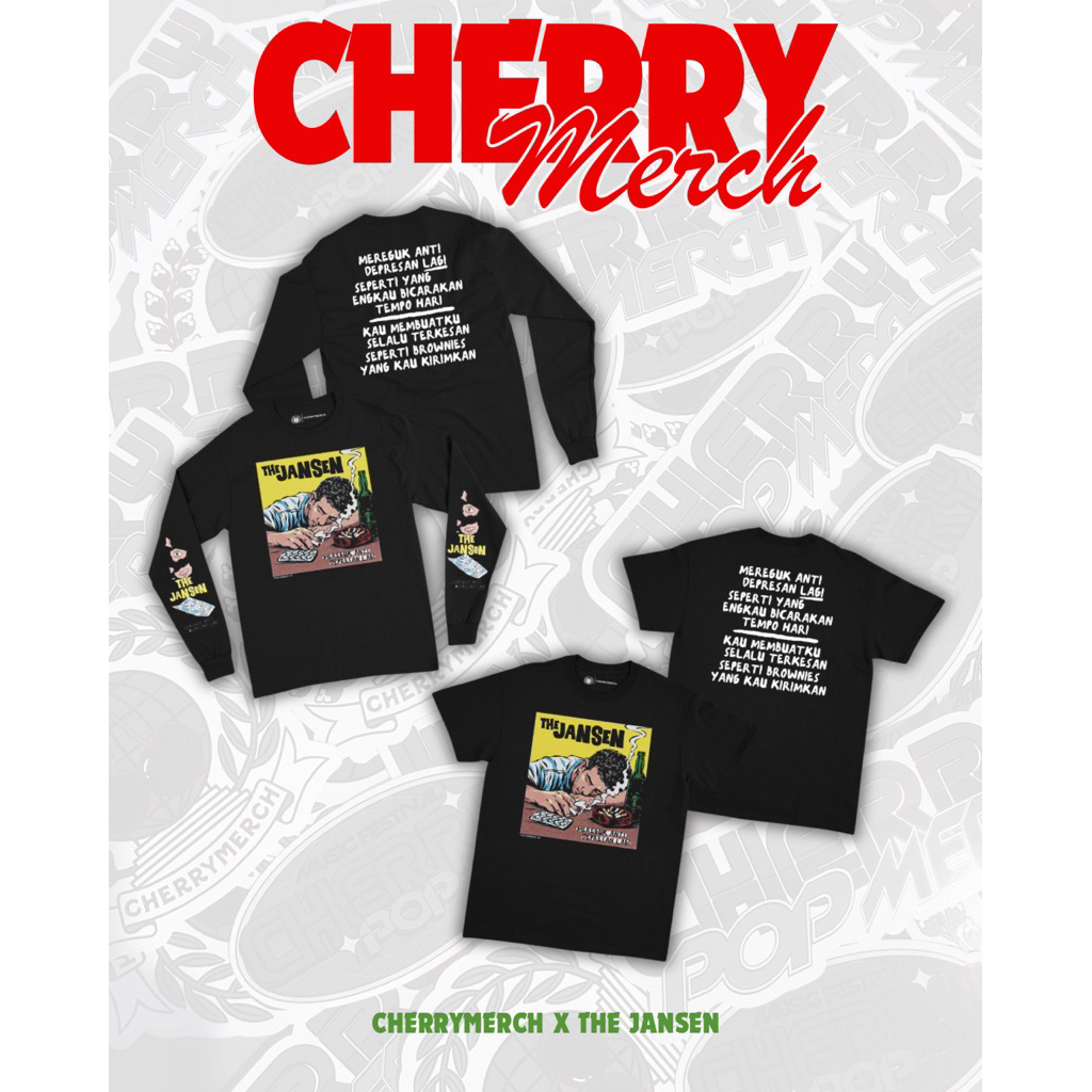 Tshirt The Jansen - Anti Depresan hitam