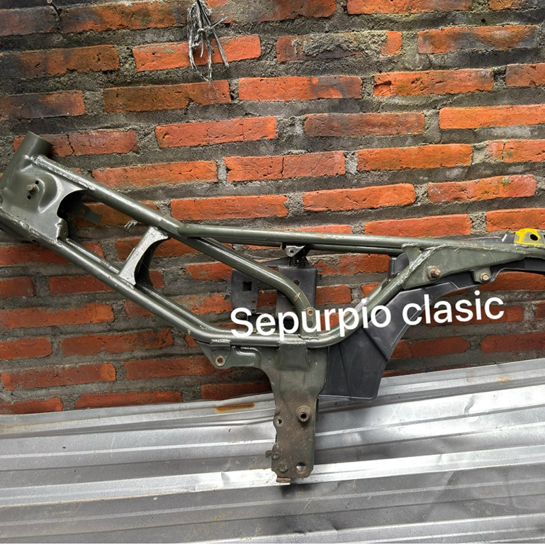 rangka honda win frame rangka honda win original asli hijau