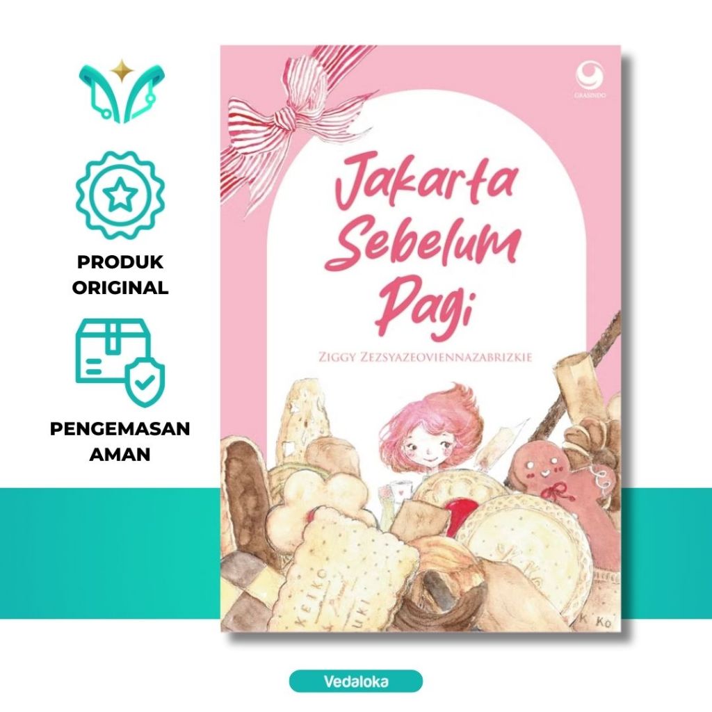 Novel Jakarta Sebelum Pagi (Ziggy Zezsyazeoviennazabrizkie) - Original Segel Resmi - Fiksi Sastra Mi