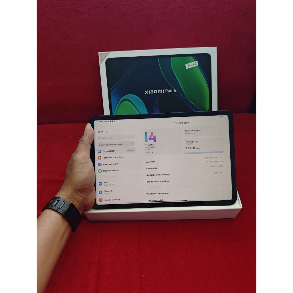 Xiaomi pad 6 256gb second resmi