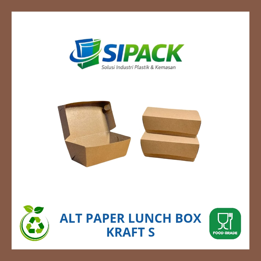 ALT PAPER LUNCH BOX KRAFT UKURAN S