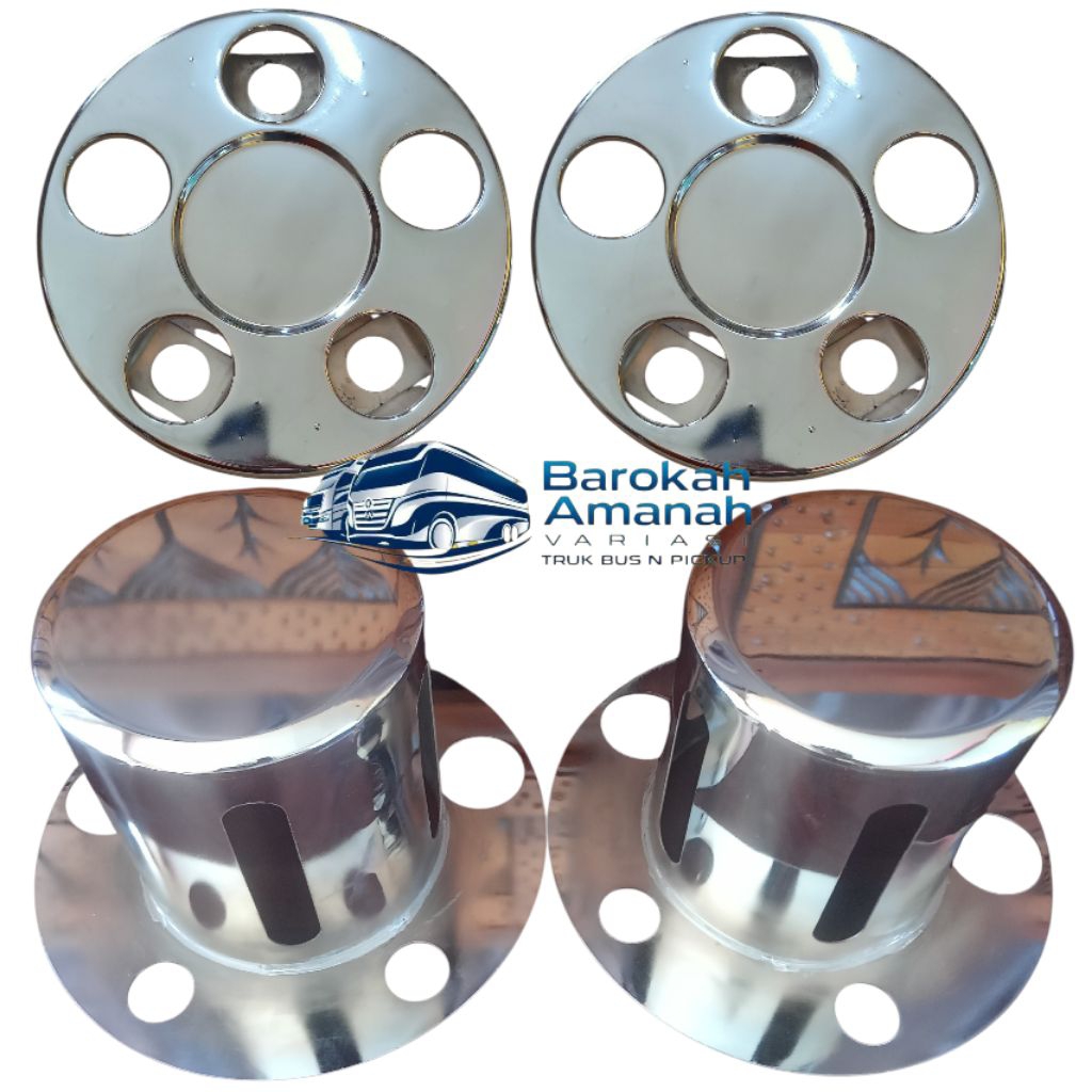 WHELLDOP R16 BAUT RODA 5 PLATCROME truk dan bus DYNA DUTRO