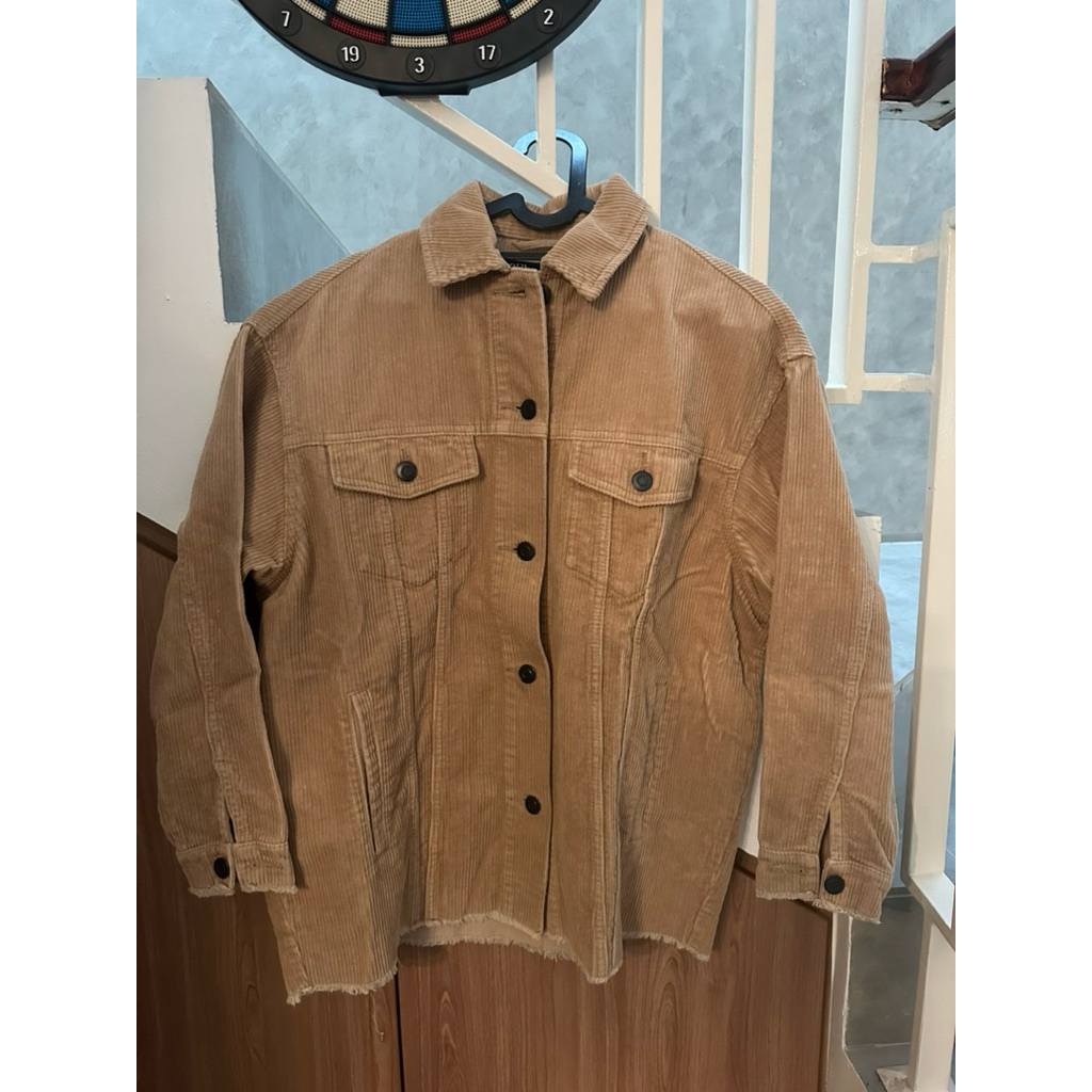 ZARA Corduroy Jacket Jaket Wanita