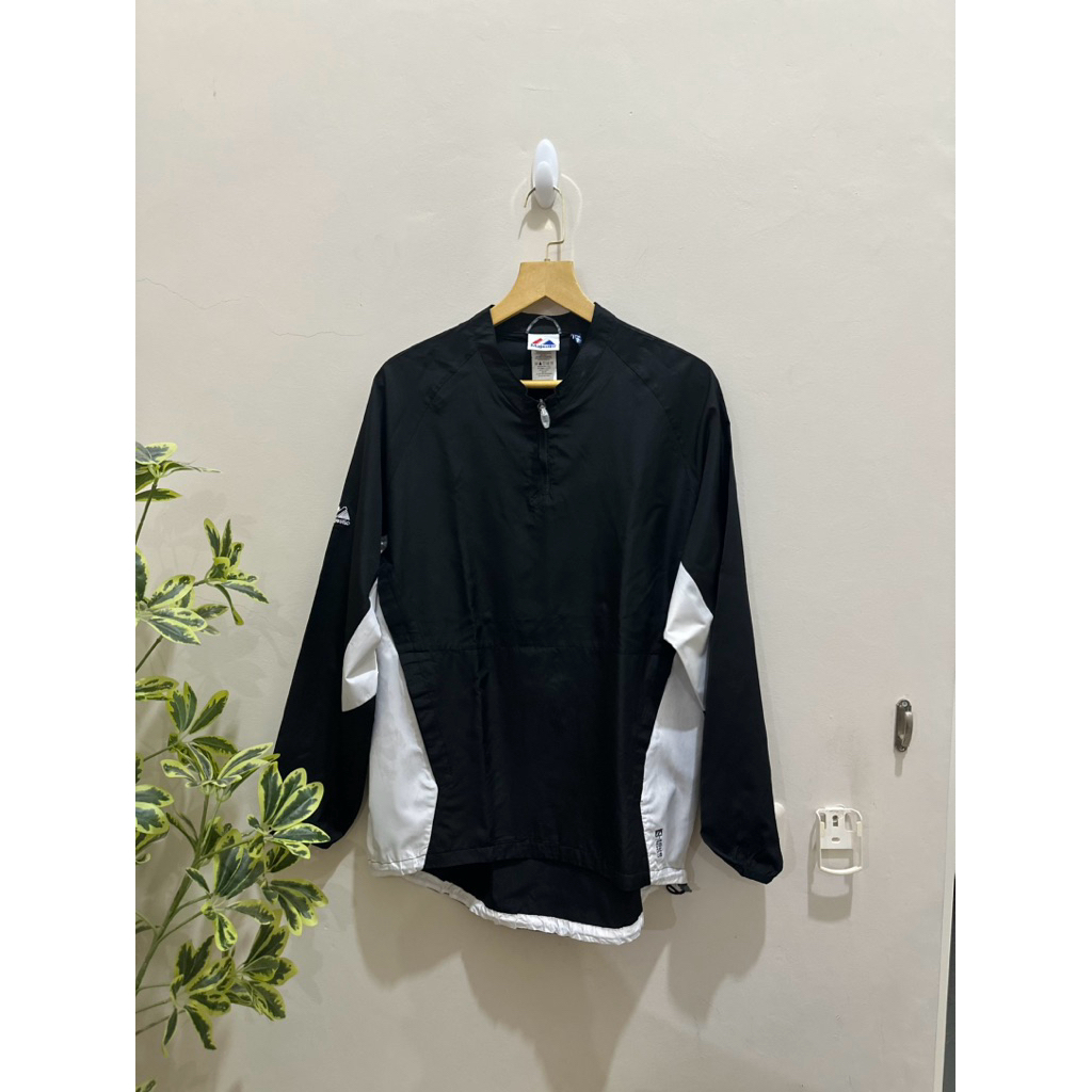 Majestic Cool Base Batting Practice Pullover Jacket 2011 Y2K MLB Training Windbreaker Vintage Sports