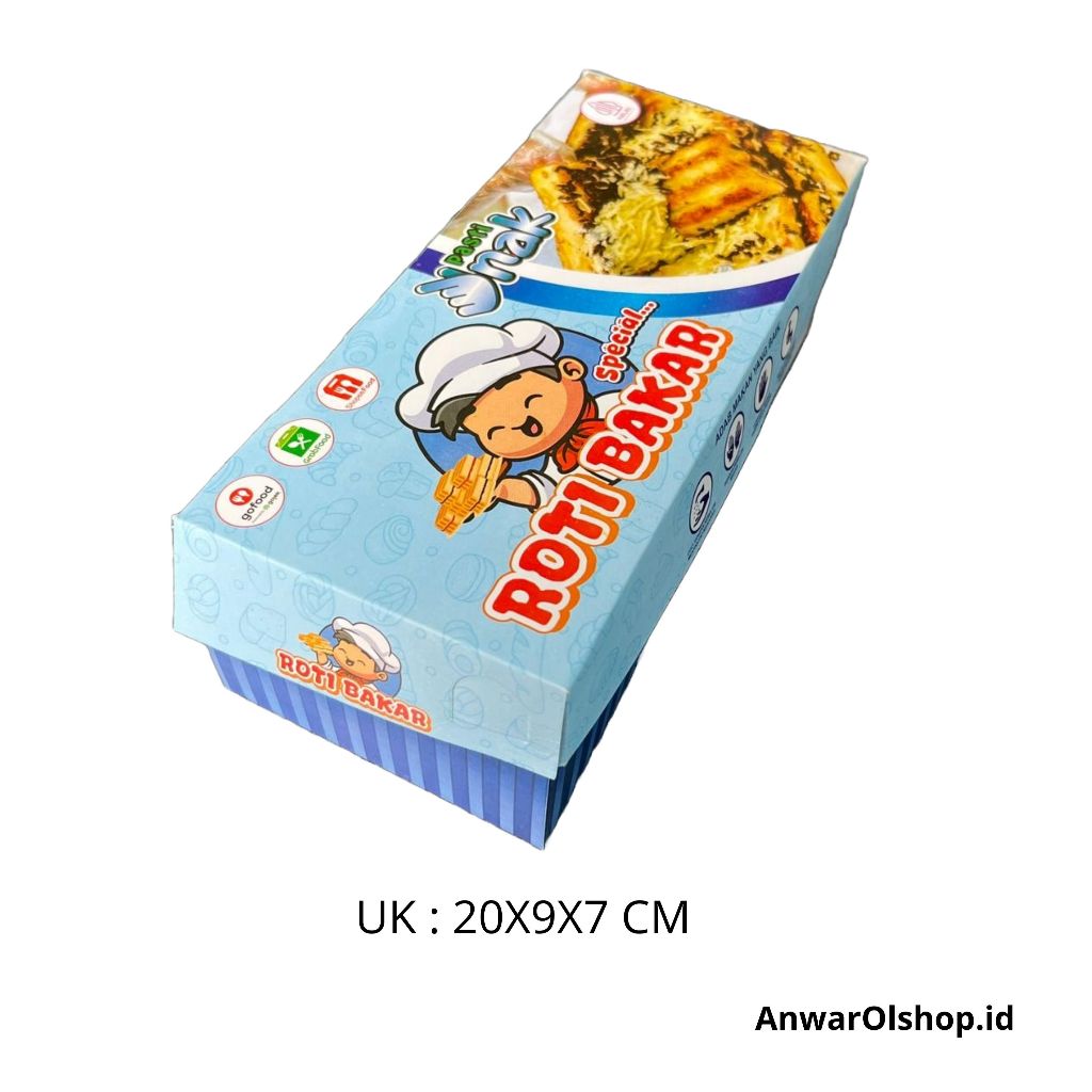 Dus Roti Bakar Murah  Terbaru / Kemasan Roti Bakar / Kertas Roti Bakar