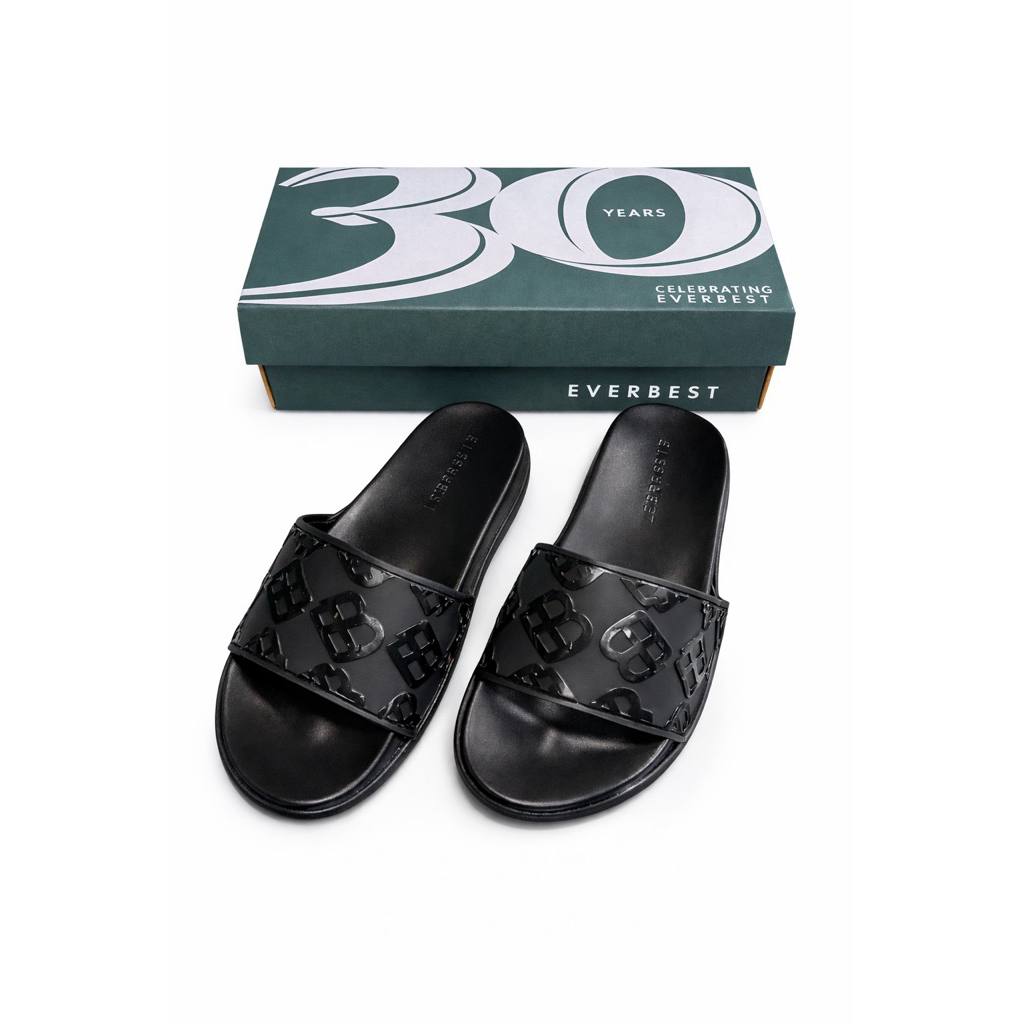 Sendal Everbest Original Pria Kulit Premium SlipOn Sandal Casual Branded Resmi