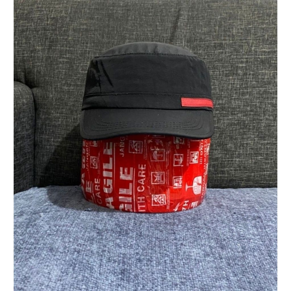 Topi caps komando hitam bekas preloved