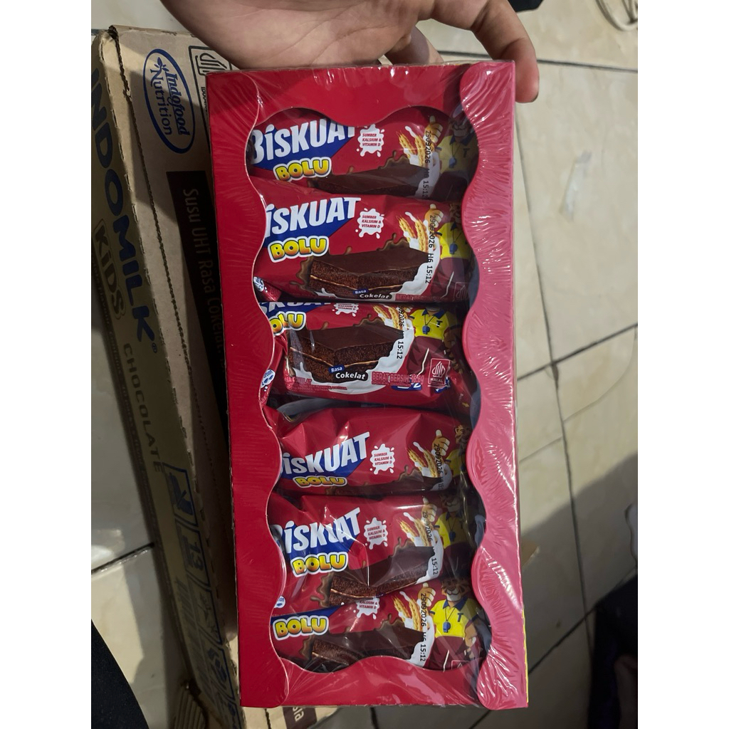 BISKUAT BOLU Rasa Coklat Roti kekinian