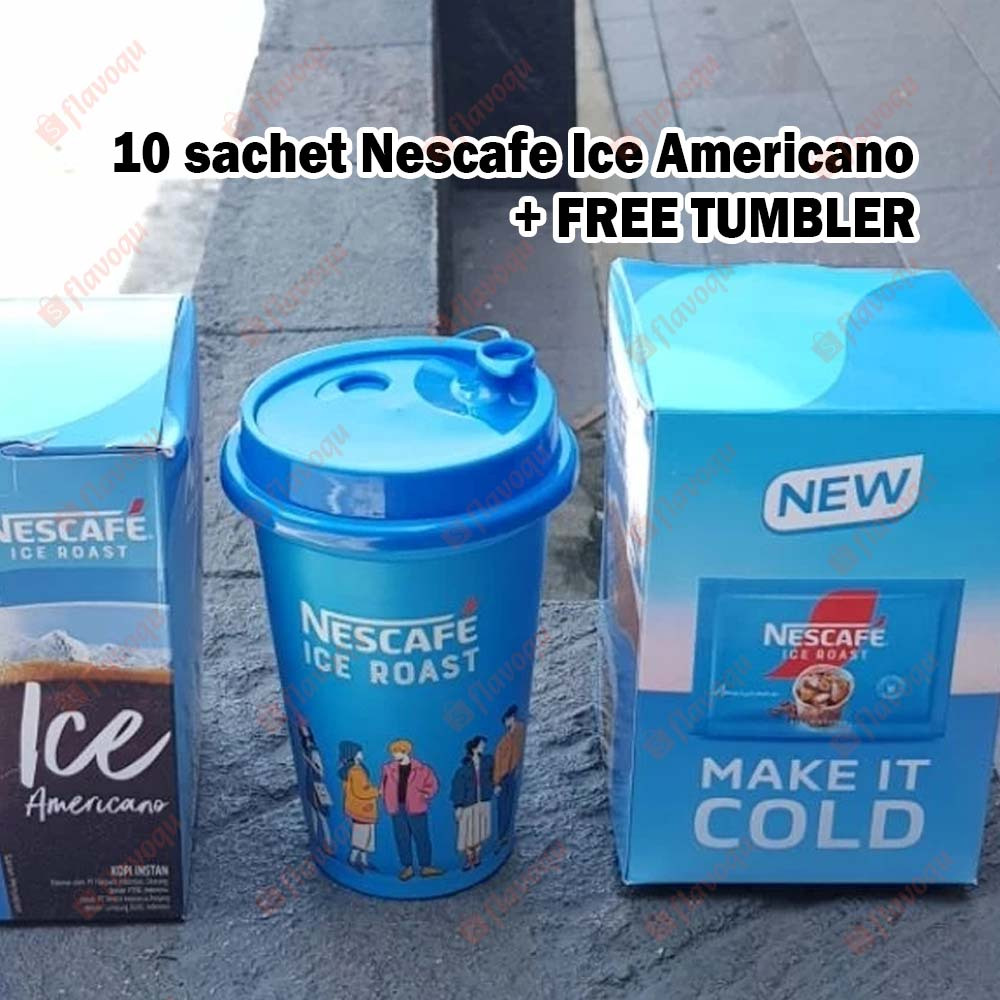 Nescafe Classic Instant Black Coffee | Nescafe Ice Roast Americano Sachet 10x2gr Kopi Instan + Ice R