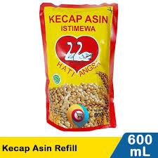 Kecap Asin Hati Angsa Refill 600 ml - Cita Rasa Gurih dan Enak