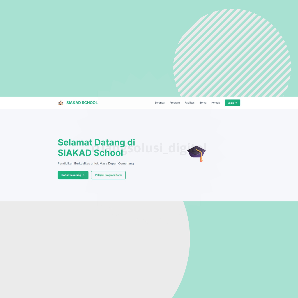 Source Code Aplikasi Sekolah Berbasis Web Full Fitur | SIAKAD + PPDB + Rapor