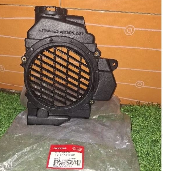 cover tutup radiator honda vario 110 karbu original ahm honda 19151-kvb-930