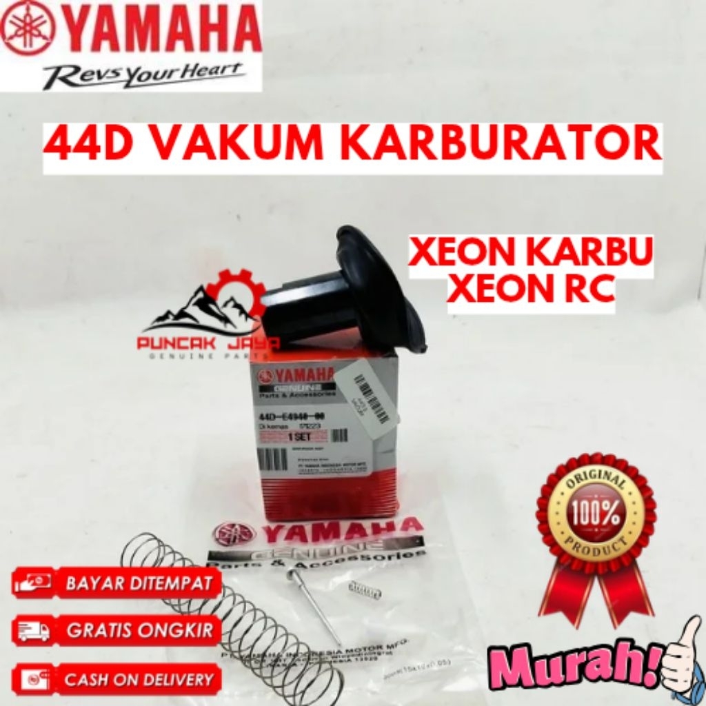 VAKUM KARBURATOR ORIGINAL YAMAHA KODE 44D, VAKUM KARBURATOR XEON KARBU, VAKUM KARBURATOR XEON RC