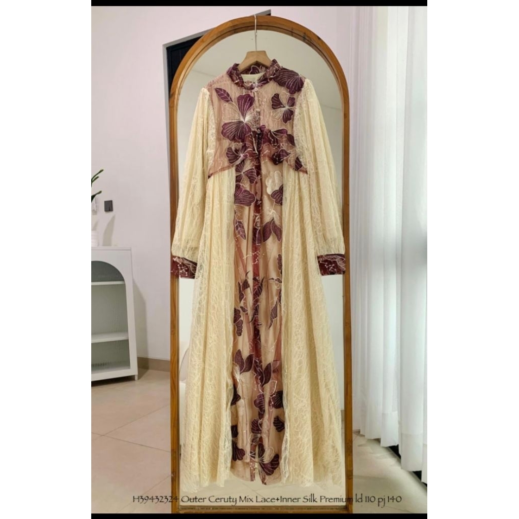 Real pic ORIGINAL dan TERMURAH Gamis PREMIUM Butik IMPORT / Gamis oversize tutu PREMIUM Butik / Maxi