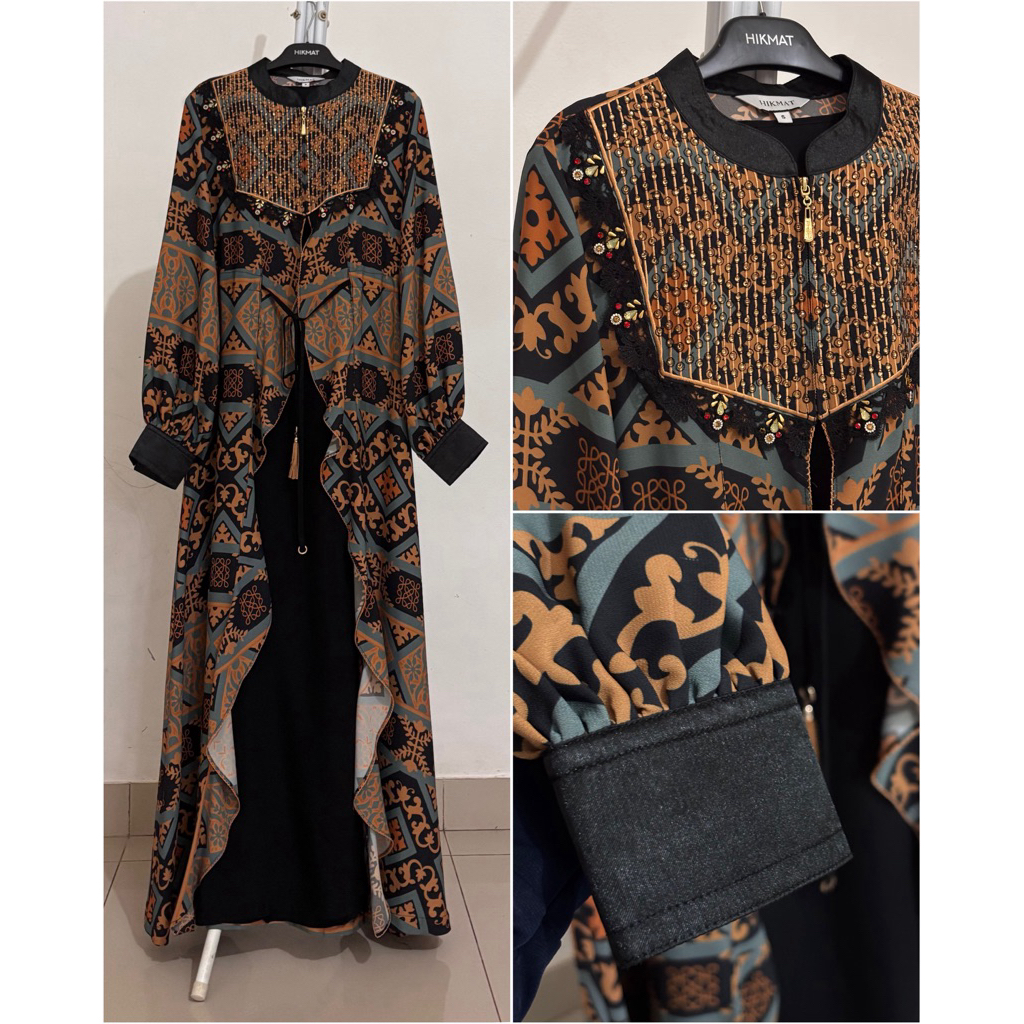 PRELOVED ABAYA HIKMATORI KAZAMI WOMENWEAR HIKMAT KALEELA JAVINA OFFICIAL GAMIS MURAH GAMIS MUSLIMAH 