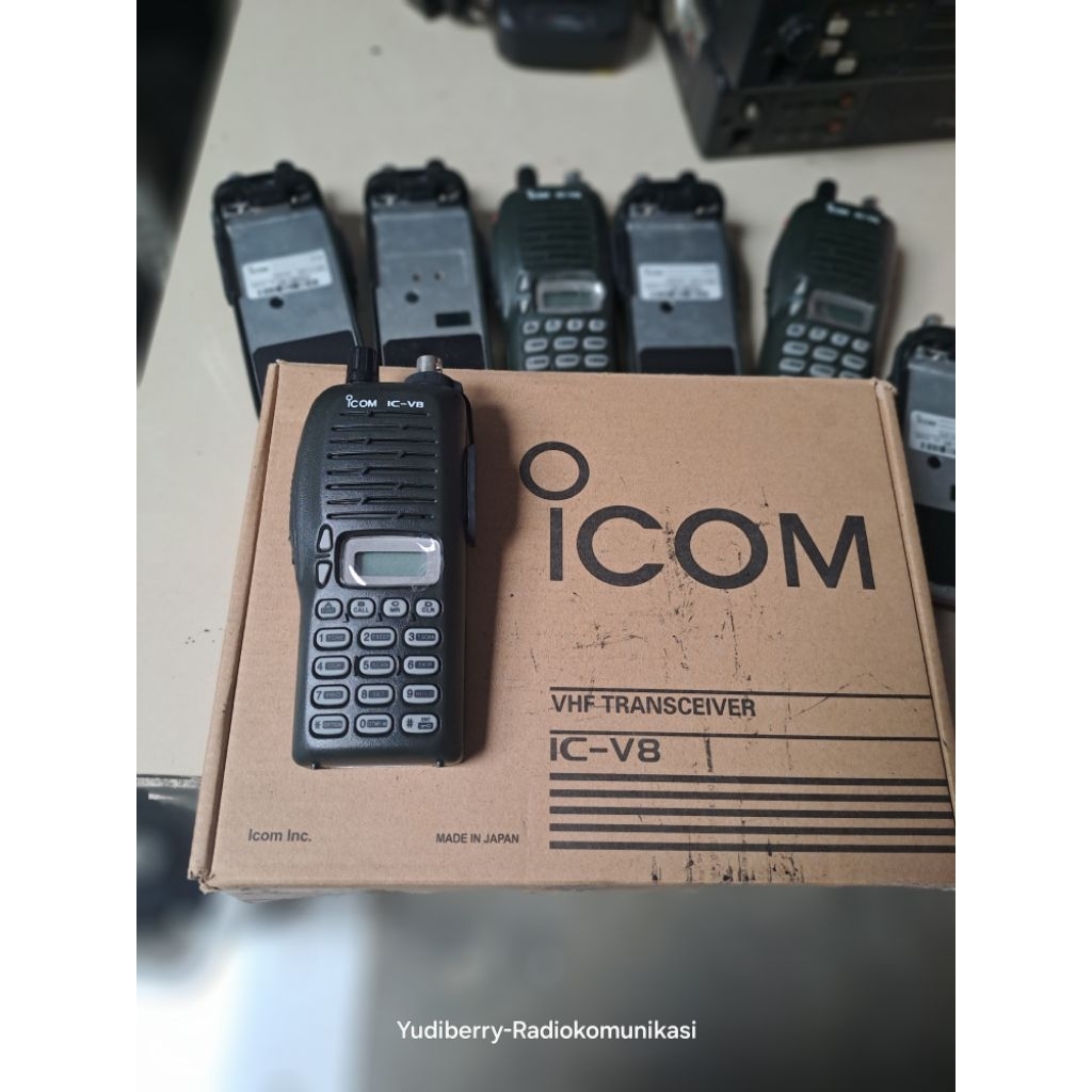 Mesin ht icom v8 Unit ht icom ic-v8 Frekuensi Vhf Mulus