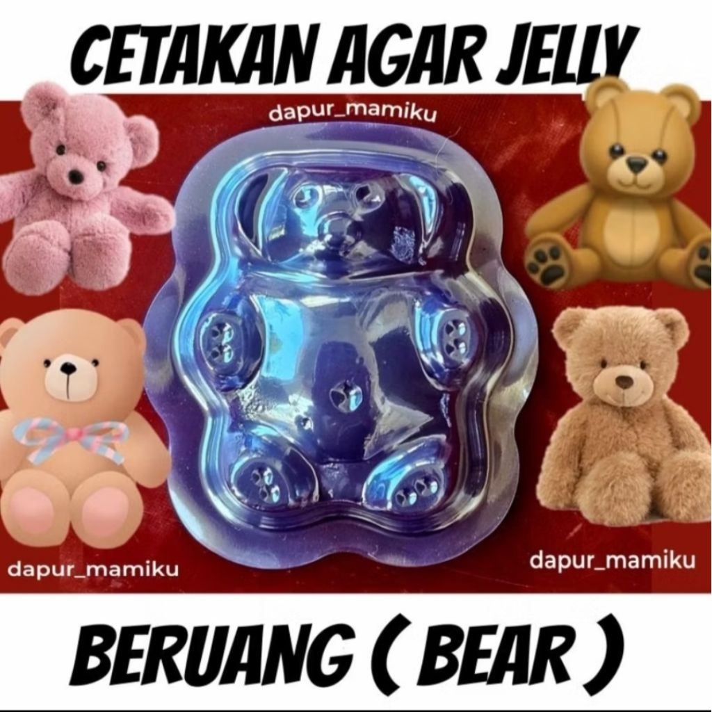 DAPURMAMI Cup Tray Agar Campur Puding Nanas Mobil Apel Dolphin Lumba lumba Jagung Ikan Udang Wajik J