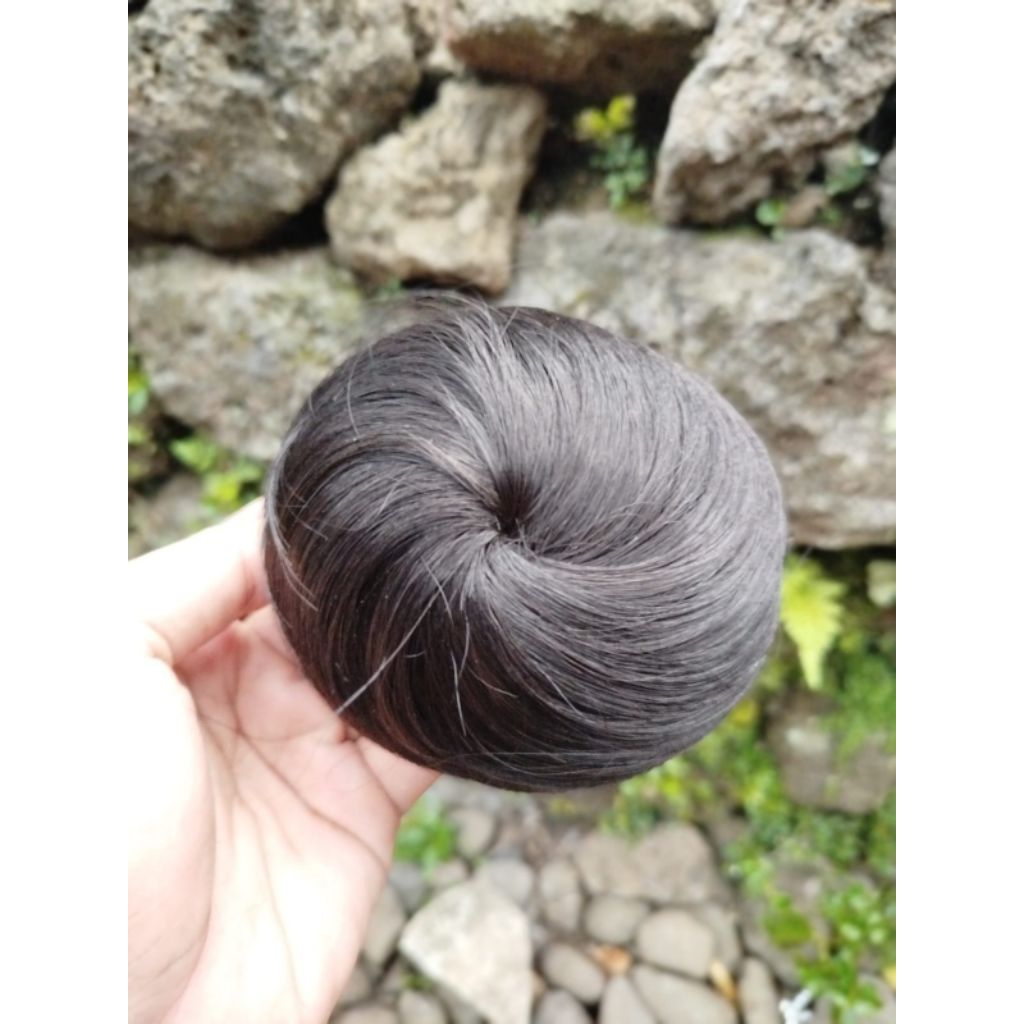 sanggul model jepit rambut sintetis/sanggul sintetis lucu/rambut sanggul extension