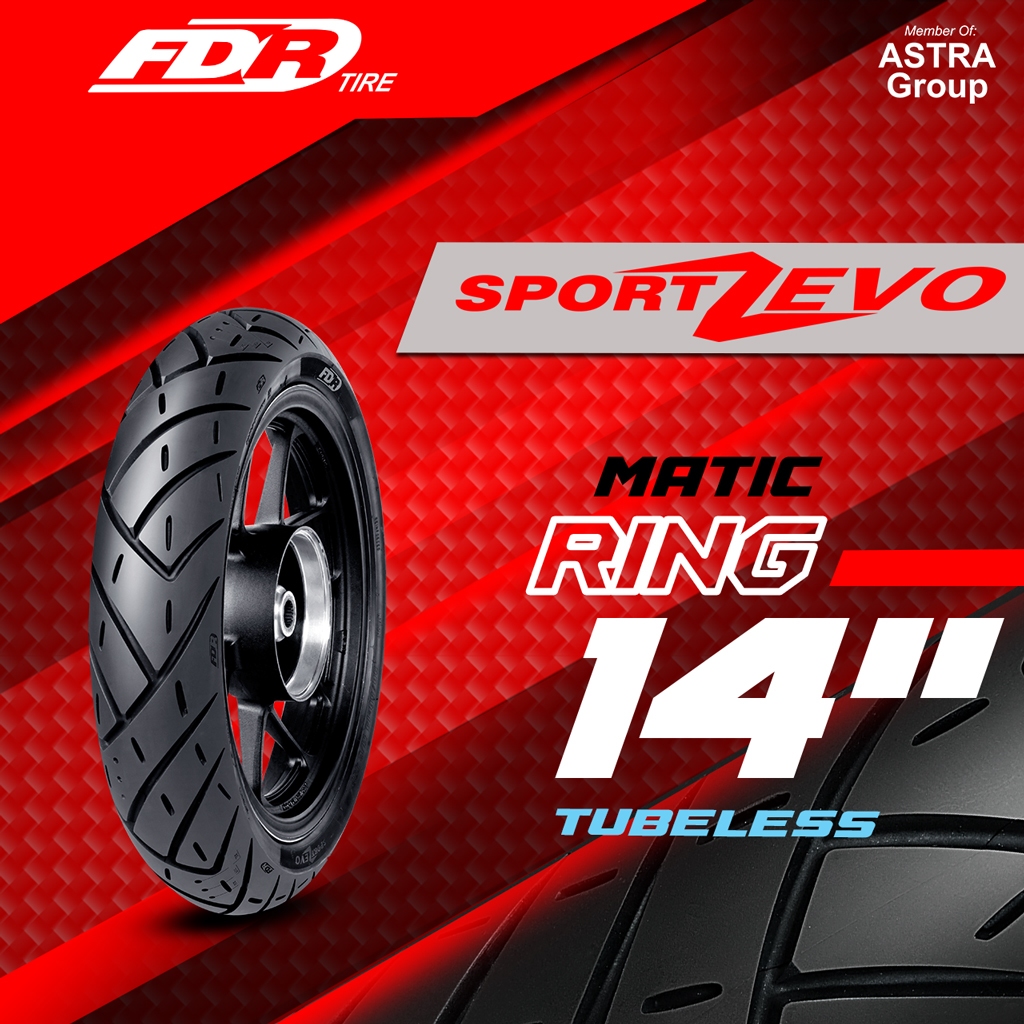 Ban Motor Tubeless FDR SPORT ZEVO Ring 14
