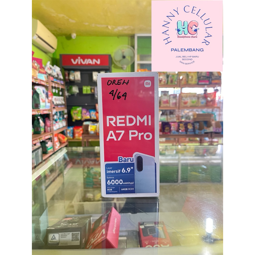 REDMI A7 PRO RAM 4+4GB / 64GB