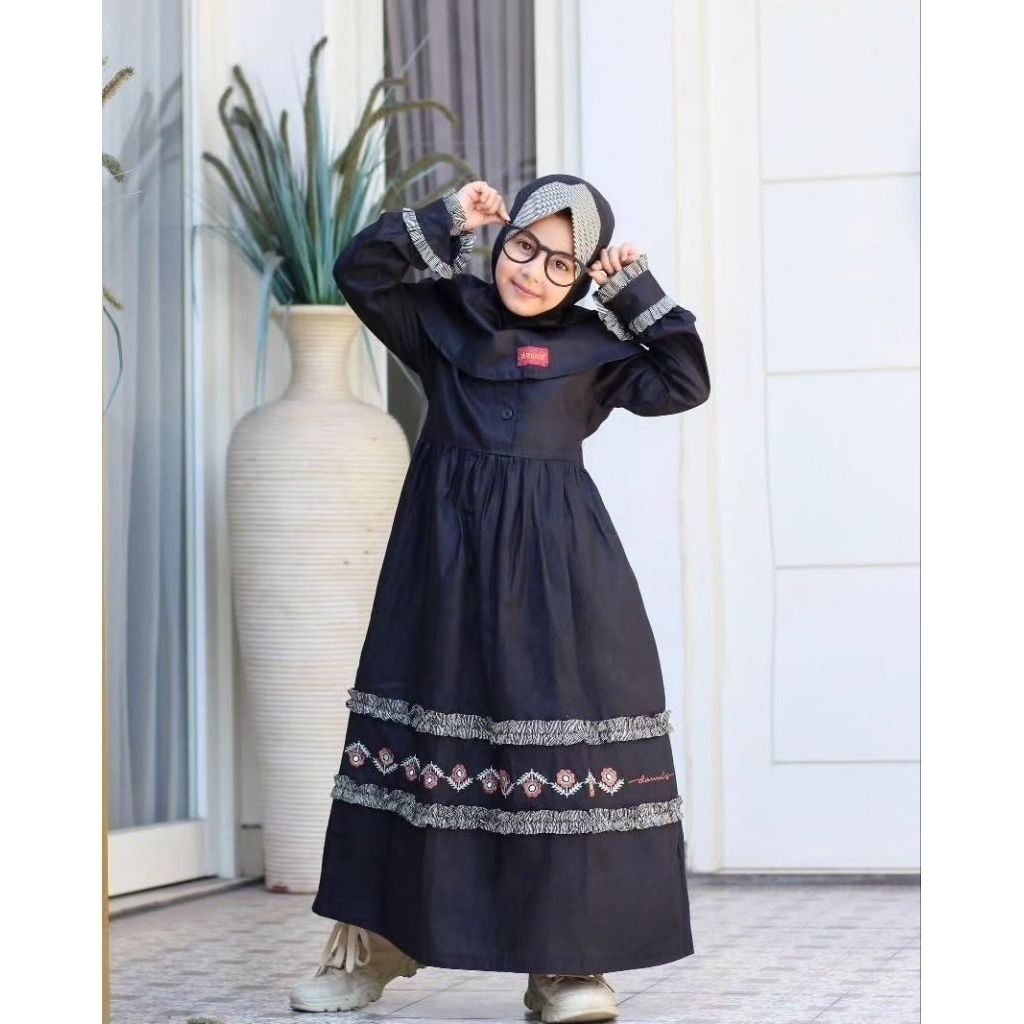 SIZE 3 JUBAH ANAK BY RUMAH DANNIS / SALE DANNIS / DANNIS TERBARU / DANNIS ANAK PEREMPUAN / DANNIS AN