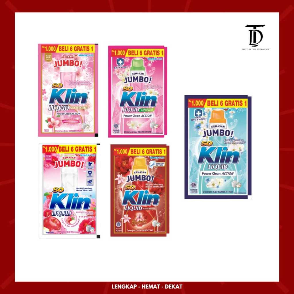 Soklin Softener Sachet 40ml