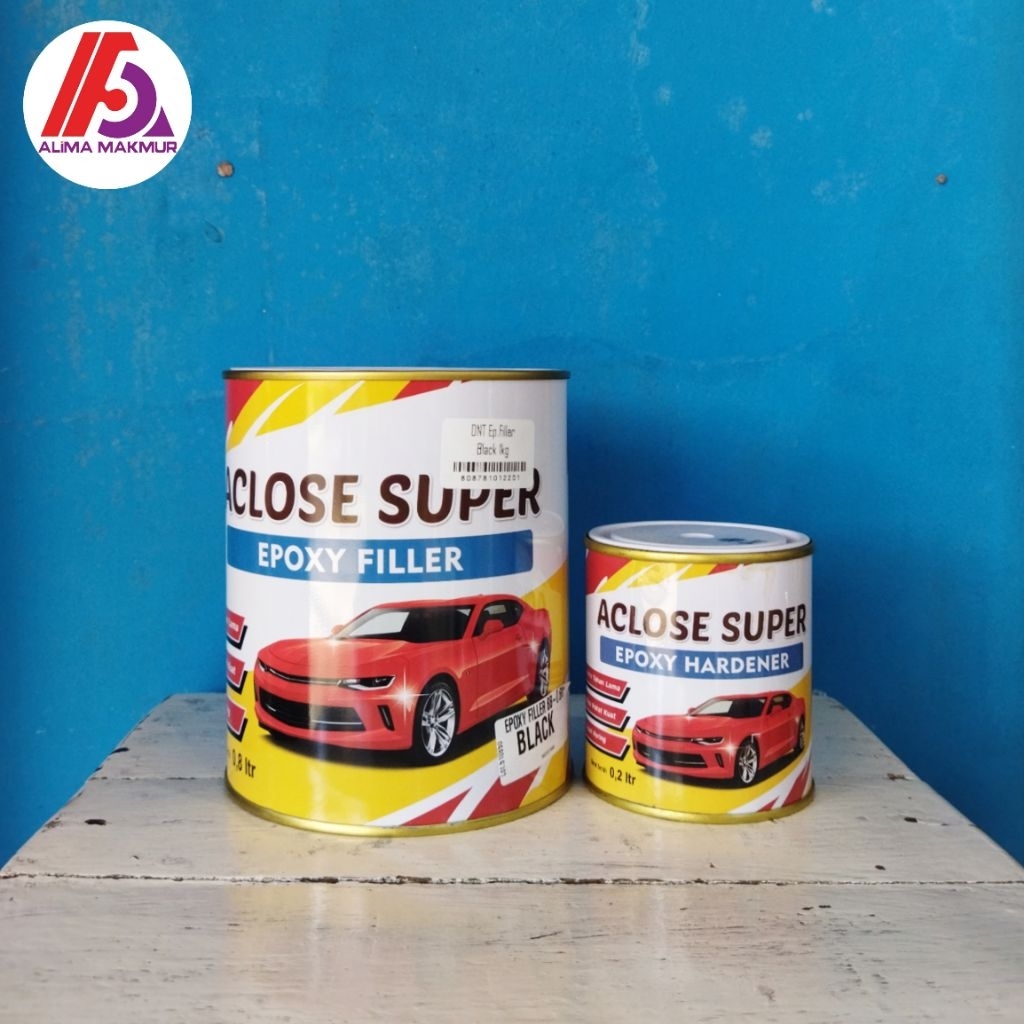 Epoxy Filler DNT Black 1kg / Epoxy Filler Hitam / Epoxy Hitam / DNT Epoxy Black