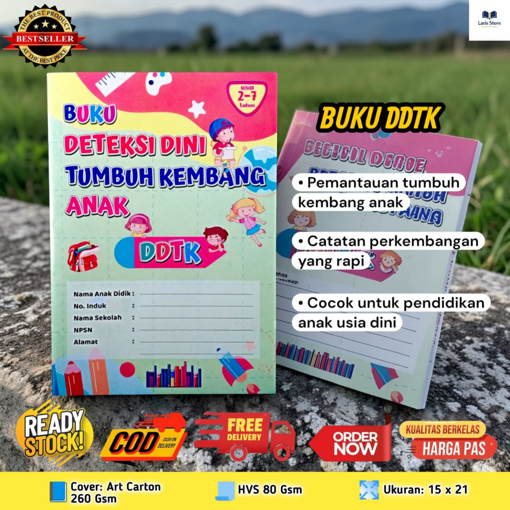 (COD)Buku Deteksi Dini Tumbuh Kembang DDTK Anak PAUD & TK / Buku Deteksi Tumbuh Kembang Anak