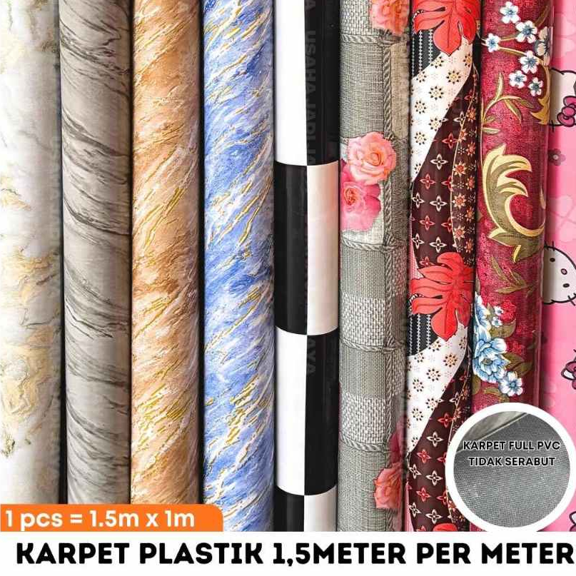 KARPET PLASTIK BIDANG 1,5 METER / KARPET LANTAI PER METER