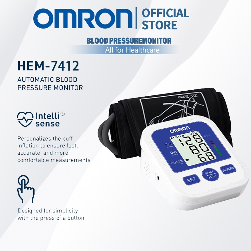Omron Tensimeteralat Cek Tensi Darah Digital Omron Alat Cek Tensi Darah Digital Omron Hem 7412