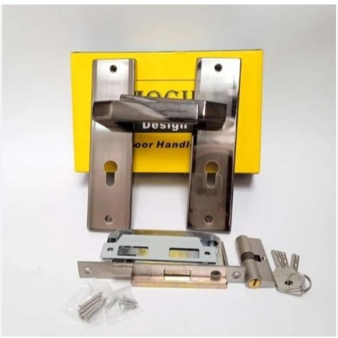 Saringan Borneo MOCHI ganggang pintu, handel pintu stainless